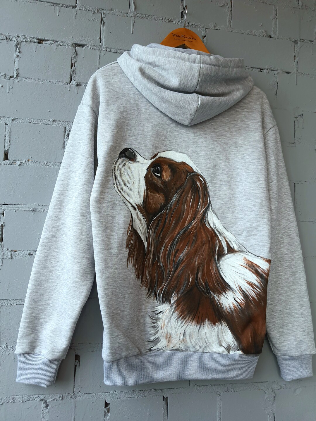 Custom Hand Painted Pet Portrait Hoodie, Sweatshirt Or T Shirt, Personalized Dog Or Cat Portrait Clothing, Unique Wearable Art From Photo